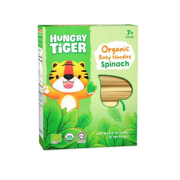 『Hungry Tiger』有機菠菜嬰兒麵