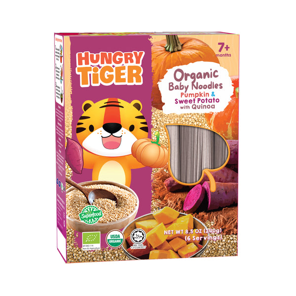 『Hungry Tiger』有機南瓜甜薯(藜麥)嬰兒麵