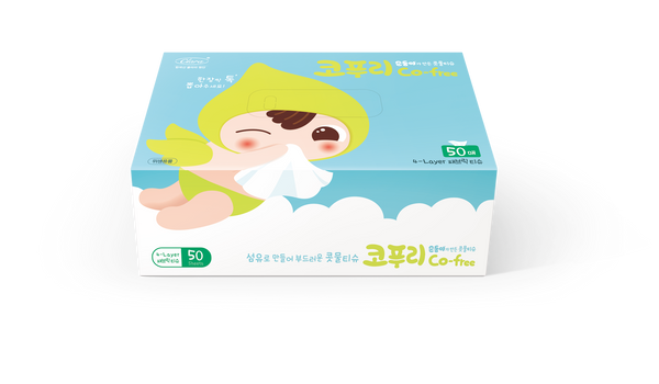 『順順兒』Co-free 呵護柔巾(50片) - 2盒