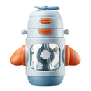 Babycare 交通總動員水杯-470mL戰鬥飛天龍-柔霧藍