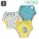 西松屋夏季3層針織戒片學習褲3件(怪兽)