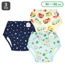 西松屋夏季3 層針織戒片學習褲3件(星星/工作車)