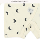 西松屋冬季長款連身內衣2件(月亮黑/白)