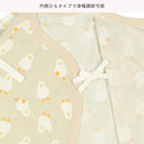 西松屋冬季長款連身內衣2件(小雞黃/灰色)