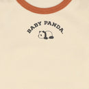 西松屋冬季長袖連身衣3件(熊/熊貓/樹熊)