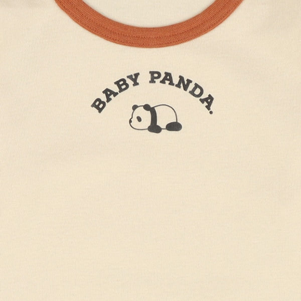 西松屋冬季長袖連身衣3件(熊/熊貓/樹熊)