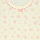 西松屋冬季長袖連身衣3件(印花白色/素色/粉紅)