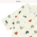 西松屋冬季新生兒組合內褲2件（大小心心）