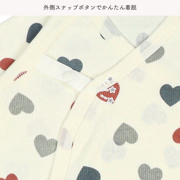 西松屋冬季新生兒組合內褲2件（大小心心）