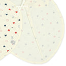 西松屋冬季新生兒組合內褲2件（咖啡色/熊熊）