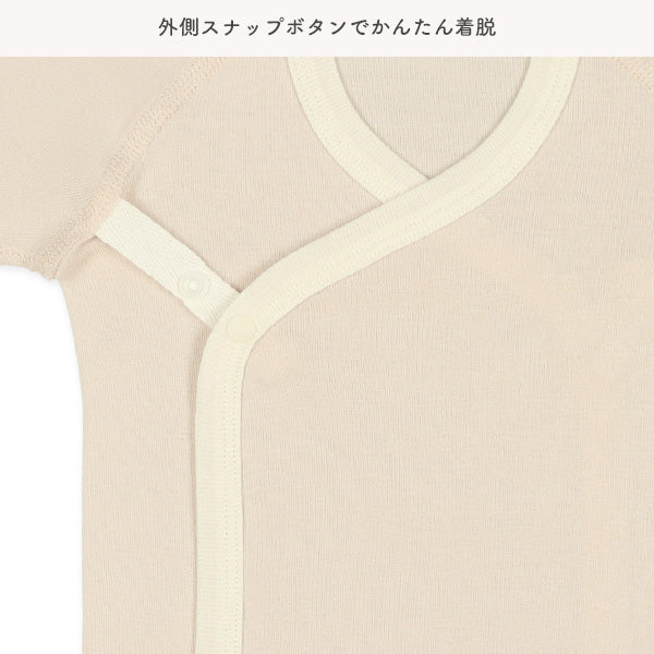 西松屋冬季新生兒內衣套裝4件(圓點/素色)