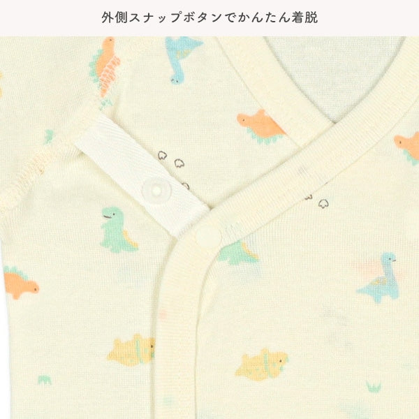 西松屋冬季新生兒內衣套裝4件(恐龍/星星)