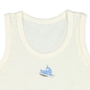 西松屋夏季背心3件(鯨/鯊)