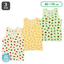 西松屋夏季背心3件(西瓜/香蕉/奇異果)