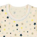 西松屋嬰幼兒半袖內衣3件 (星星/車/黑色)