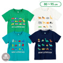 西松屋夏季短袖白T恤(動物)