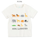 西松屋夏季短袖白T恤(動物)