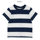 西松屋夏季短袖T恤(條紋)