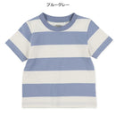 西松屋夏季短袖T恤(條紋)