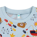西松屋夏季短袖T恤(小熊&船)