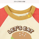 西松屋夏季短袖T恤(漢堡/薯條)