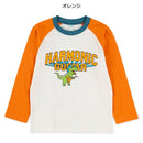 西松屋冬季長袖T恤(恐龍灰/橙/綠色)