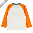 西松屋冬季長袖T恤(恐龍灰/橙/綠色)