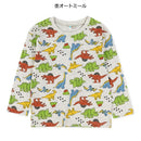 西松屋冬季長袖T恤(恐龍印花灰色)