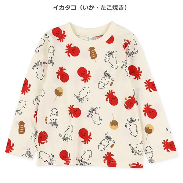 西松屋冬季長袖T恤(熊貓灰色)