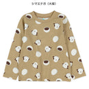 西松屋冬季長袖T恤(熊貓灰色)