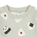 西松屋冬季長袖T恤(熊貓灰色)