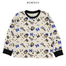 西松屋冬季長袖T恤(小狗白/灰色)