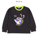 西松屋冬季長袖T恤(小狗白/灰色)