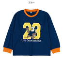 西松屋冬季長袖T恤(小狗白/灰色)