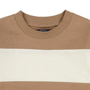 西松屋冬季長袖薄衛衣(條紋青色)