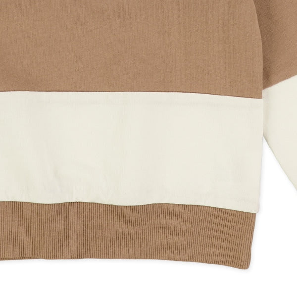 西松屋冬季長袖薄衛衣(條紋青色)