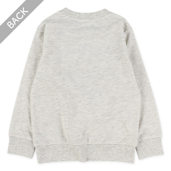 西松屋冬季長袖薄衛衣(漢堡黄/灰色)