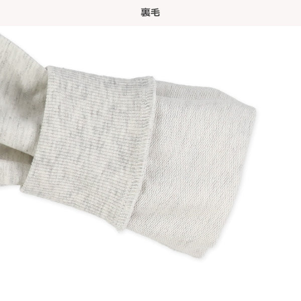 西松屋冬季長袖薄衛衣(漢堡黄/灰色)