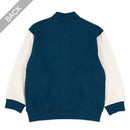 西松屋冬季長袖羊毛運動開胸外套(字母藍色)