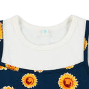 西松屋夏季套裝T恤(太陽花)