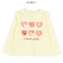 西松屋冬季長袖T恤(小熊藍色)