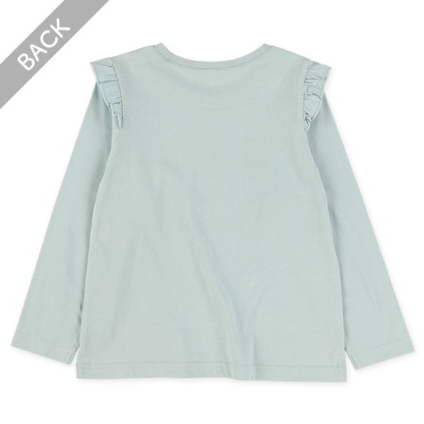 西松屋冬季長袖T恤(小熊藍色)