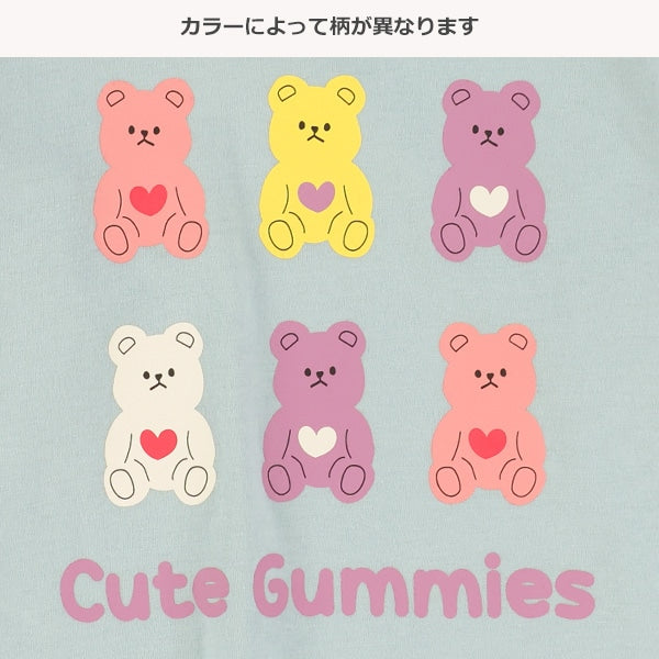 西松屋冬季長袖T恤(小熊藍色)