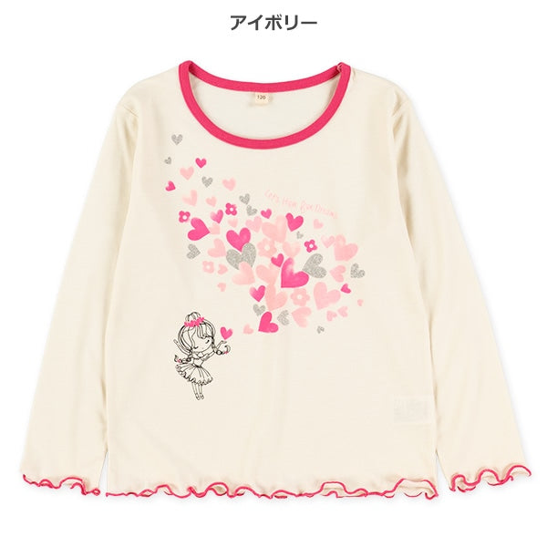 西松屋冬季長袖T恤(女仔白色)