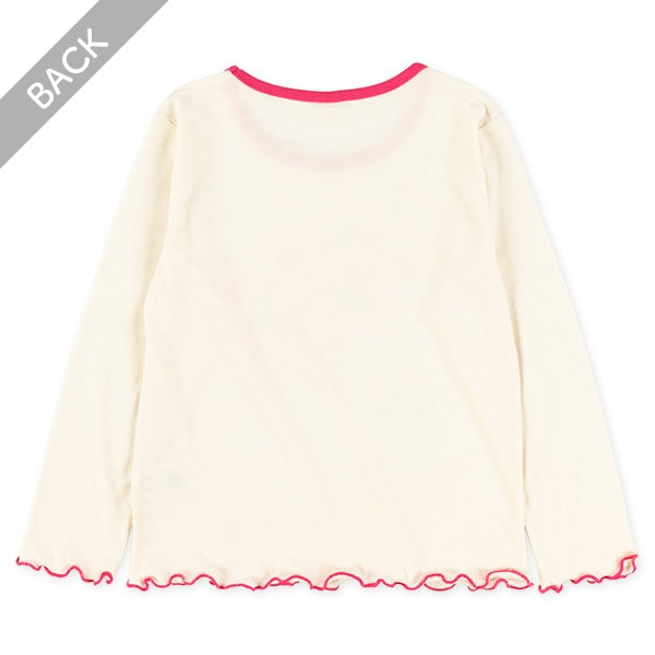 西松屋冬季長袖T恤(女仔白色)