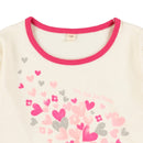 西松屋冬季長袖T恤(女仔白色)