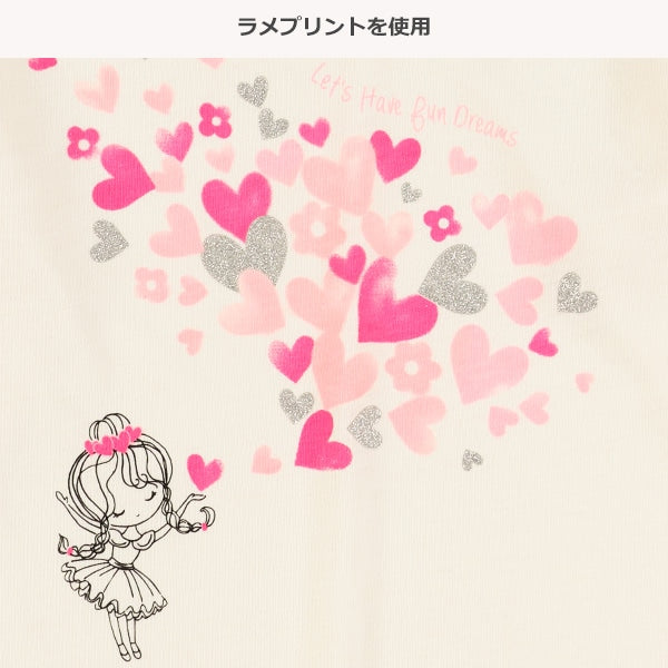 西松屋冬季長袖T恤(女仔白色)