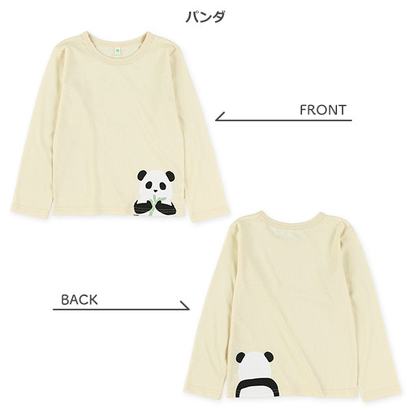 西松屋冬季長袖T恤(熊貓/小兔/小貓)