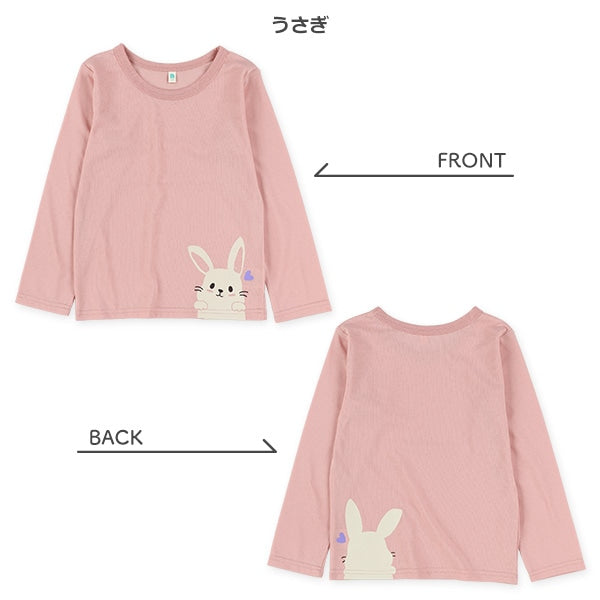 西松屋冬季長袖T恤(熊貓/小兔/小貓)