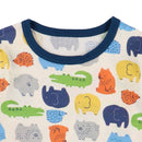 西松屋兒童長袖束腹睡衣套裝 (動物)